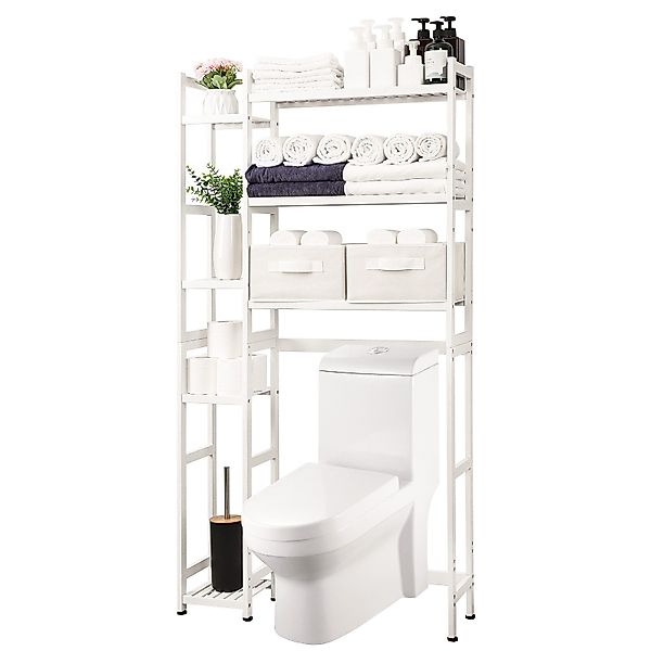 Yorbay Badregal Toilettenregal aus Bambus, WC günstig online kaufen