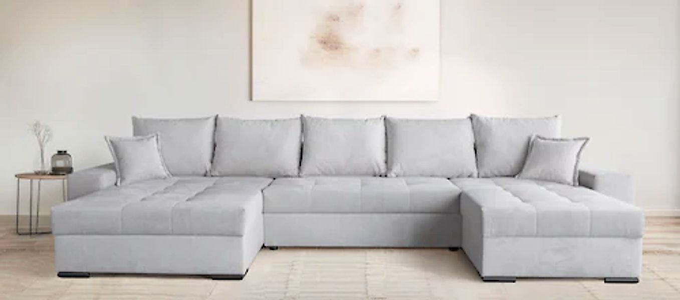 OTTO home Wohnlandschaft »U-Form Home System« 2 Ottomane,Bonnelfederkern, S günstig online kaufen