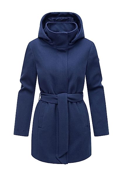 Marikoo Kurzmantel "Katalinaa", Eleganter Wickel Mantel mit Taillengürtel u günstig online kaufen