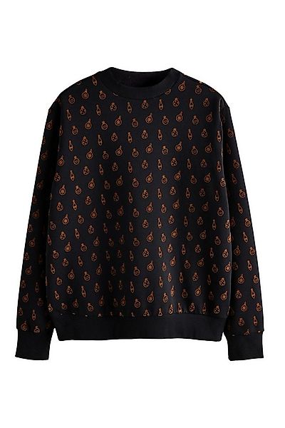 Next Sweater Rundhals-Sweatshirt mit weihnachtlichem Muster (1-tlg) günstig online kaufen