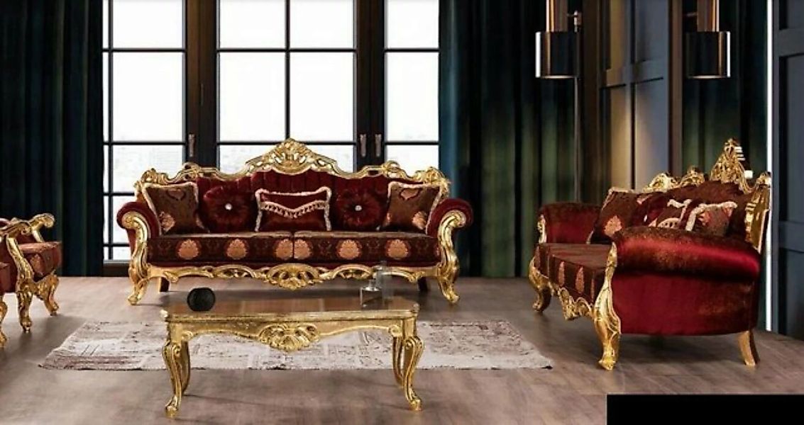 JVmoebel 3-Sitzer Sofagarnitur 3+3 Sitzer Luxus Set Dreisitzer Garnitur Sof günstig online kaufen