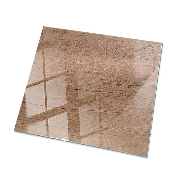 Tulup Tischplatte Natürliches Holzmuster Couchtischplatte 50x50 cm Braun Ti günstig online kaufen