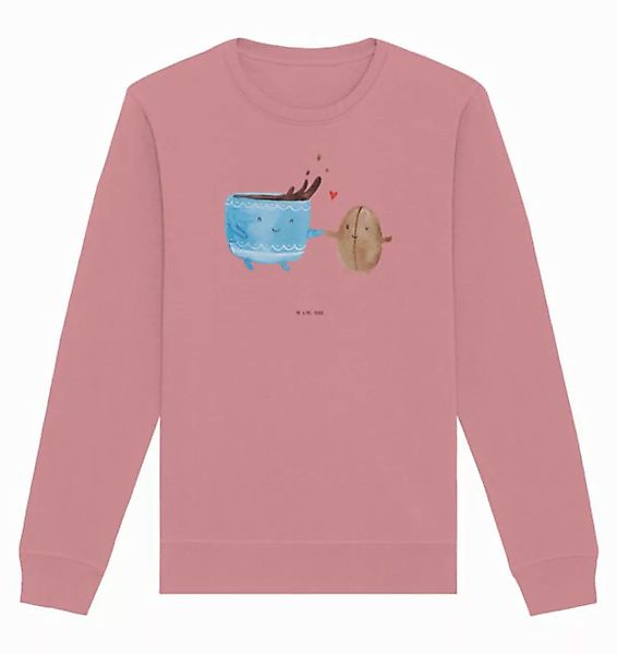 Mr. & Mrs. Panda Longpullover Größe S Kaffee Bohne - Canyon Pink - Geschenk günstig online kaufen