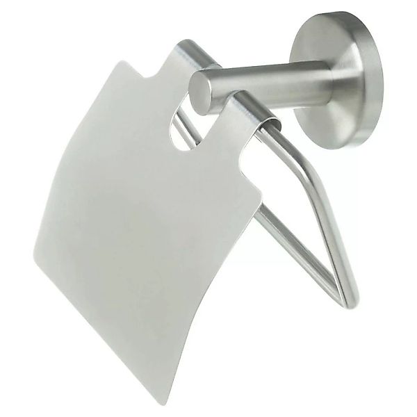 Toilettenpapierhalter Edelstahloptik Edelstahl B/H/L: ca. 14x7x18 cm günstig online kaufen