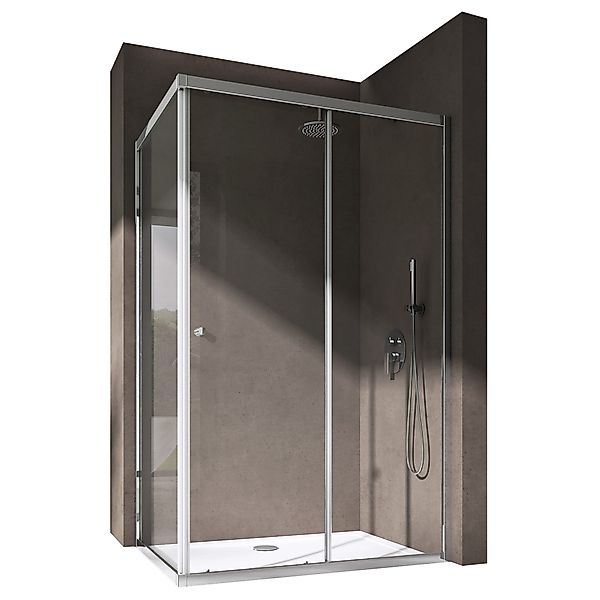 doporro Eckdusche Design Duschkabine Ravenna16L Eckeinstieg günstig online kaufen