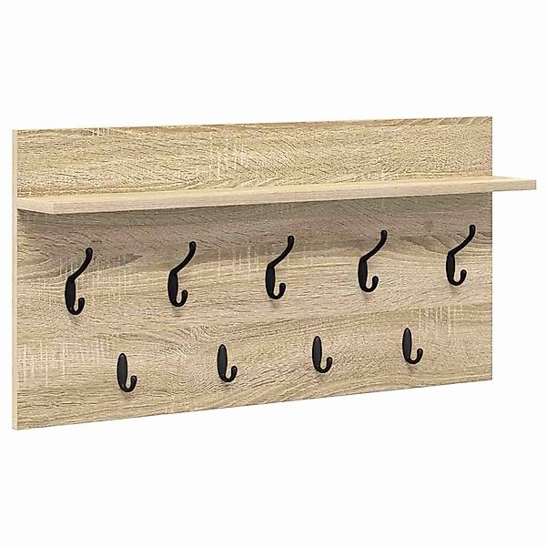 vidaXL Regal Wandmontierter Kleiderständer Sonoma Eiche günstig online kaufen