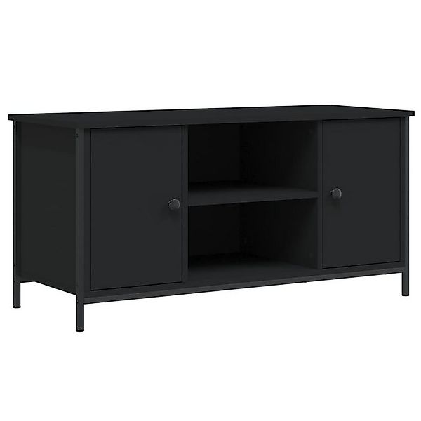 vidaXL TV-Schrank TV Schrank Fernsehschrank Lowboard Regal Schwarz 100x40x5 günstig online kaufen