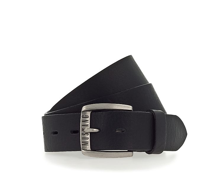 MUSTANG Ledergürtel Genarbtes Vollleder mit Glanz, günstig online kaufen