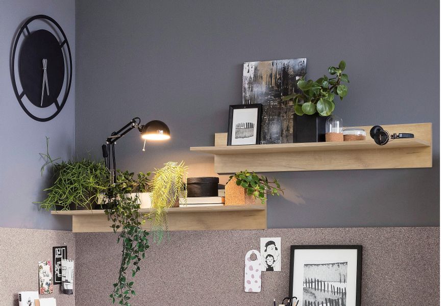 PLACES OF STYLE Wandregal "Moid" Wandboard, Breite 50 oder 100 cm günstig online kaufen