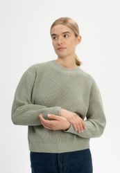 MELA Strickpullover Damen Rippstrick Pullover ADAH günstig online kaufen