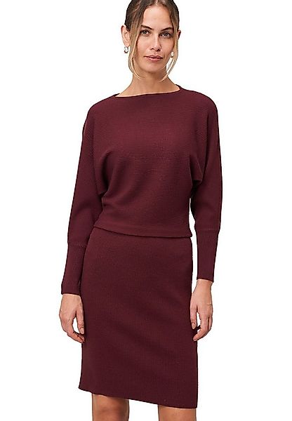 Zero Strickkleid Damen Strickkleid mit U-Boot Ausschnitt Plain/ohne Details günstig online kaufen