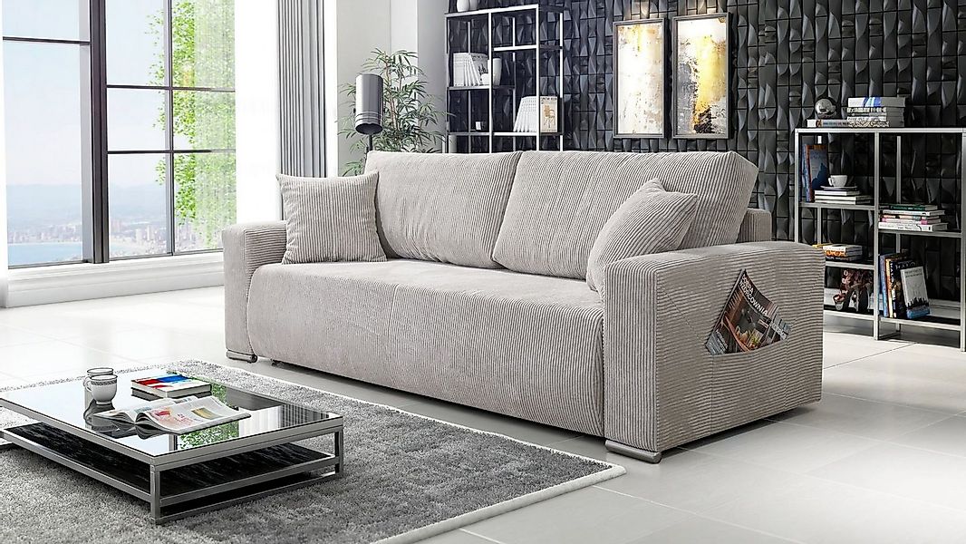 Küchen-Preisbombe Sofa Sofa Couch Schlafsofa Wohnlandschaft 3-Sitzer Lincol günstig online kaufen