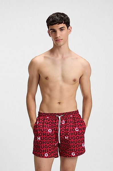 HUGO Badehose TORTUGA mit Allover-Logoschriftzug günstig online kaufen