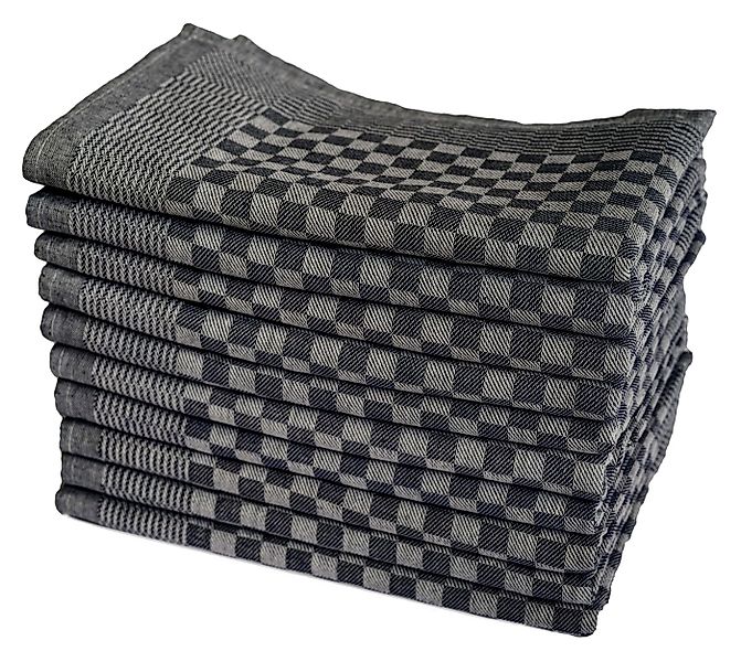One Home Geschirrtuch Karo, (10-tlg., Grubentücher Set), 100% Baumwolle, Ha günstig online kaufen