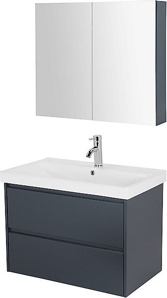 welltime Badmöbel-Set Clarence, Waschplatz mit 2 Auszügen und Softclose Bre günstig online kaufen