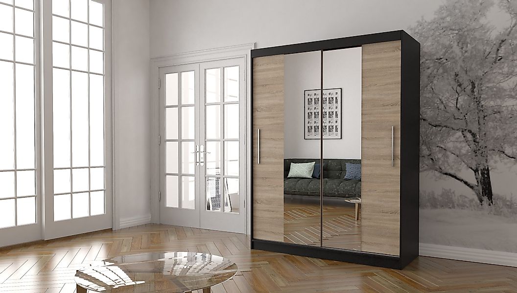MOEBLO Kleiderschrank LARA 01 (mit Spiegel günstig online kaufen