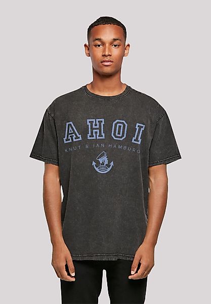 F4NT4STIC T-Shirt "Ahoi Knut & Jan Hamburg" Print günstig online kaufen