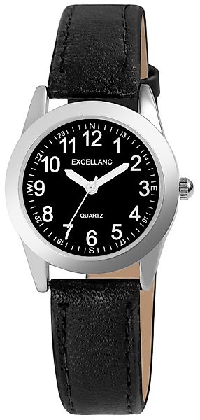 Excellanc Quarzuhr 1900289 mit Lederimitat, Mineralglas, günstig online kaufen
