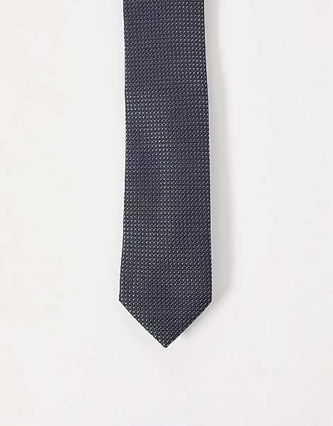 ASOS DESIGN – Schmale Krawatte in Dunkelgrau günstig online kaufen