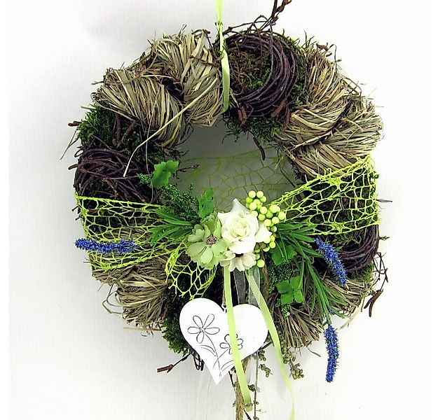 Small-Preis Dekokranz Türkranz Wandkranz rund Natur ø 28 cm - Frühling - Wi günstig online kaufen