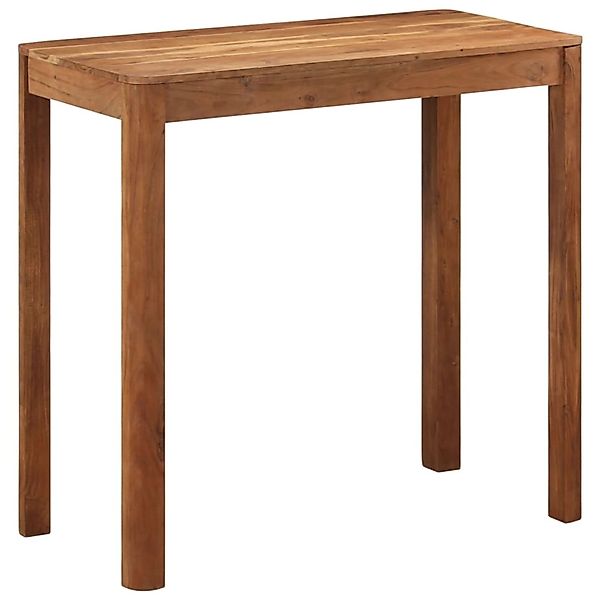 vidaXL Bartisch Massivholz Akazie Honigfarbenes Finish 110x55x106 cm günstig online kaufen