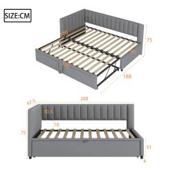 Celya Schlafsofa Daybett, Multifunktionales L-förmiges mit günstig online kaufen