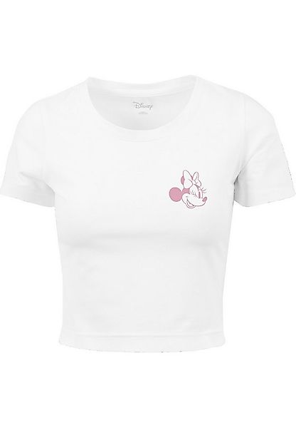 Merchcode T-Shirt Merchcode Damen Ladies Minnie Mouse Wink Tee (1-tlg) günstig online kaufen