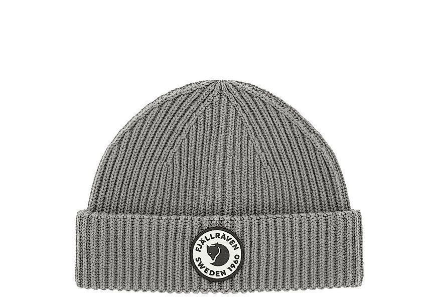 Fjällräven Strickmütze Lite Logo Hat - Mütze (grey) günstig online kaufen