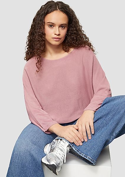 QS 3/4 Arm-Pullover Strickpullover Strickpullover mit günstig online kaufen