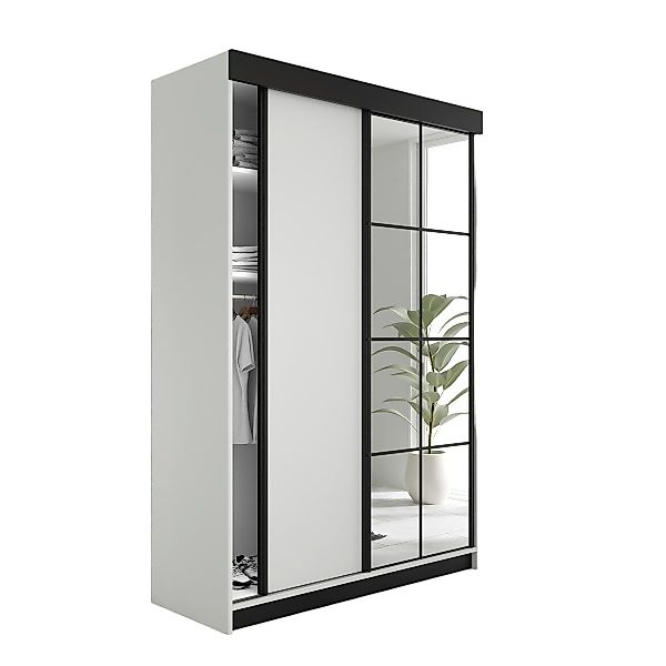 Compleo Schwebetürenschrank Kleiderschrank, 2-türig TULIA, Modern günstig online kaufen