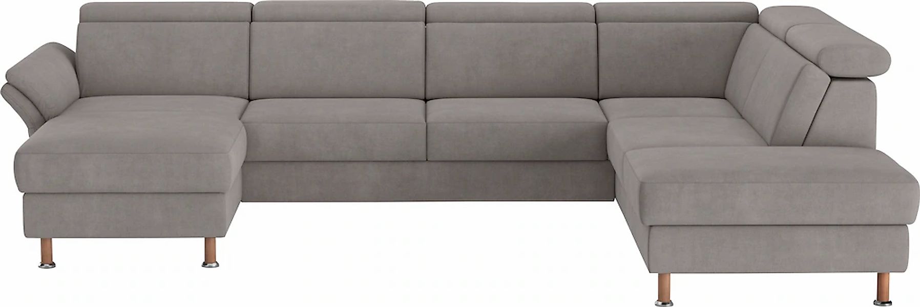 Home affaire Wohnlandschaft »Calypso U-Form« wahlweise mit motorischer Rela günstig online kaufen