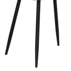 Esstisch Stuehle Hellgrau aus Webstoff und Metall 47 cm Sitzhöhe (4er Set) günstig online kaufen