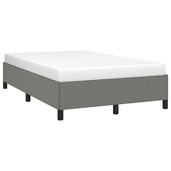 furnicato Bettgestell ohne Matratze Dunkelgrau 120x200 günstig online kaufen