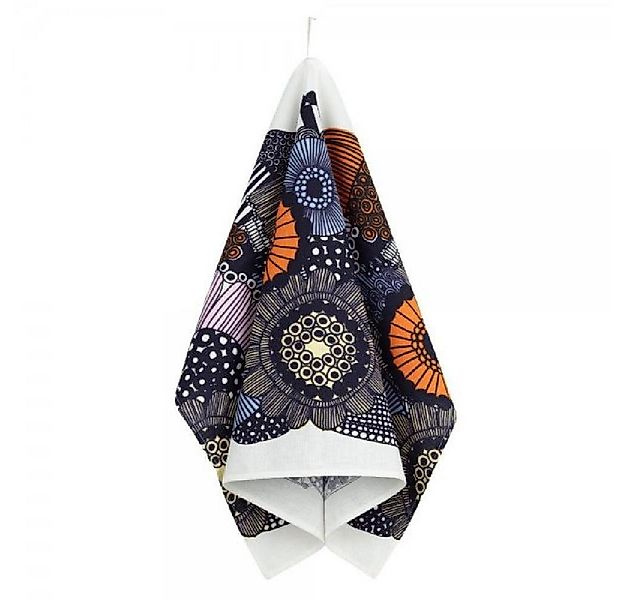 Marimekko Geschirrtuch Geschirrtuch Siirtolapuutarha White Orange Light Blu günstig online kaufen