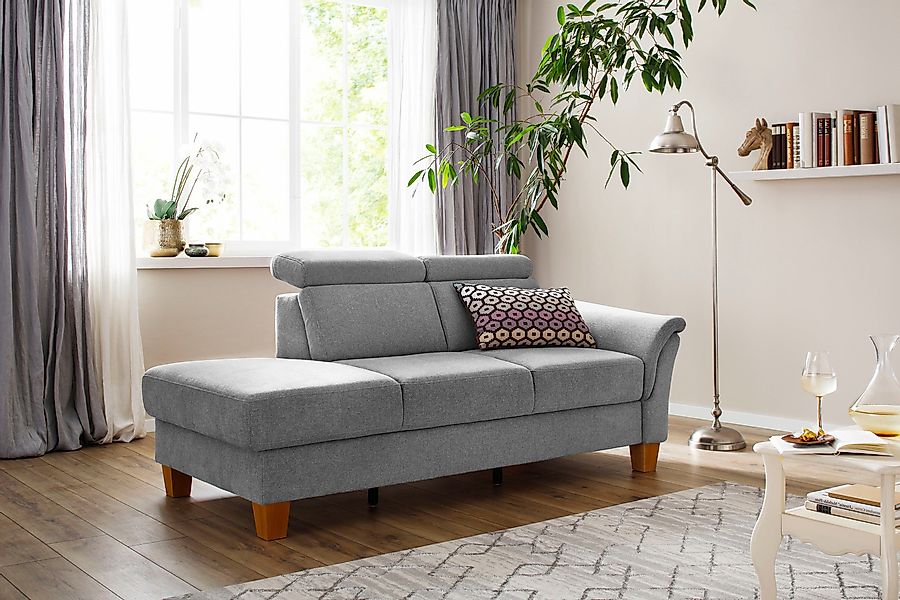 Home affaire Recamiere "Conville" incl. Kopfteilverstellung, Federkern, wah günstig online kaufen