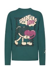 SUBLEVEL Langarmshirt Damen Langarm-Shirt mit Rückenprint günstig online kaufen
