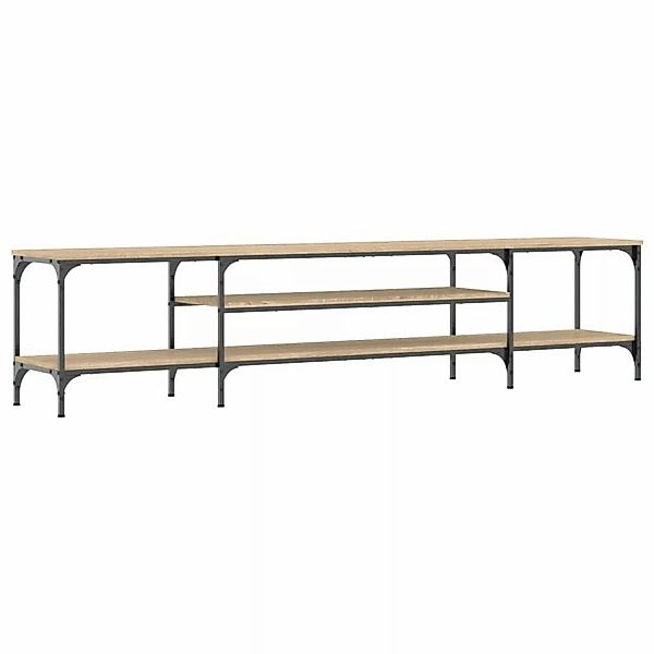 VidaXL TV-Schrank Sonoma-Eiche 201x35x45 cm Holzwerkstoff & Eisen günstig online kaufen