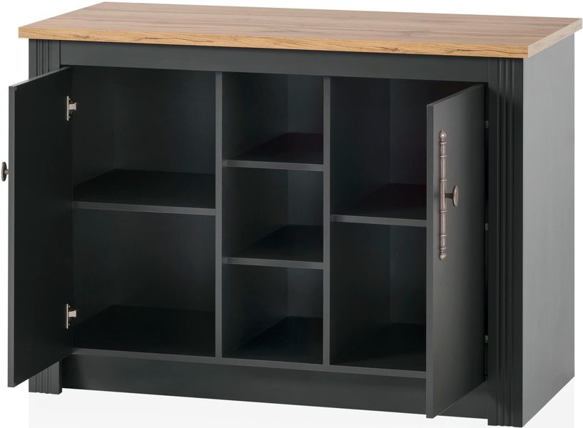 KOCHSTATION Pantryküche "KS-Westminster" Breite 130 cm, ohne E-Geräte günstig online kaufen