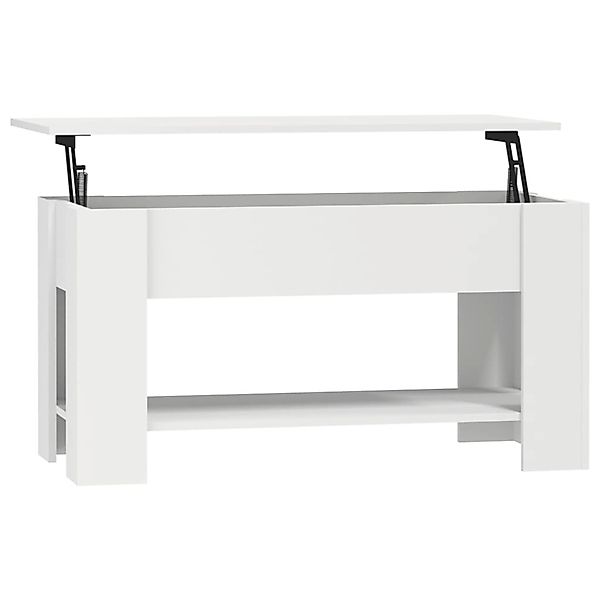 vidaXL Couchtisch Weiß 101x49x52 cm Holzwerkstoff 809701 günstig online kaufen