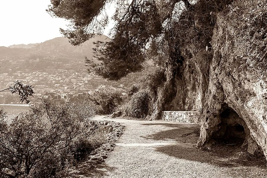 Papermoon Fototapete "lanschaft Sepia" günstig online kaufen