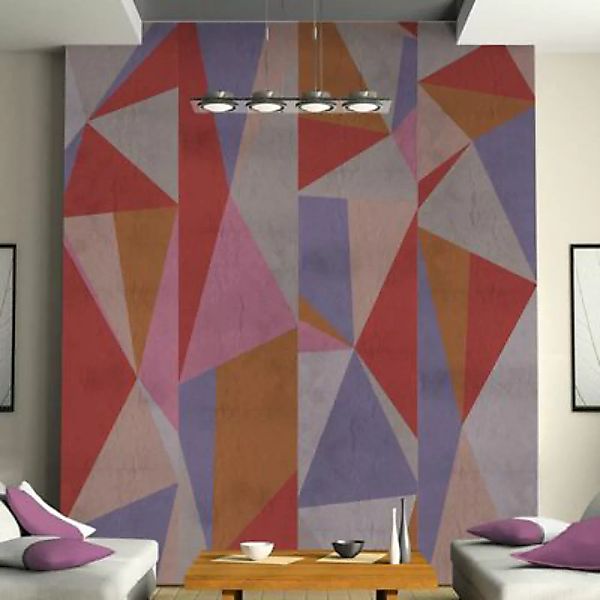 artgeist Fototapete Triangles! mehrfarbig Gr. 50 x 1000 günstig online kaufen