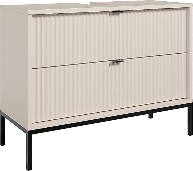 BASIC by Balculina Waschbeckenunterschrank Lucera BxHxT 80x60x32 cm (1-St) günstig online kaufen