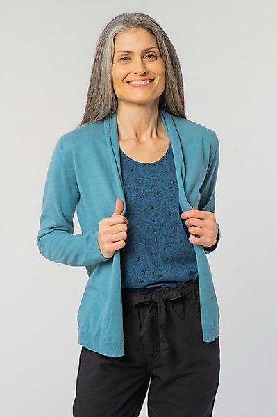 Strickjacke aus Hanf & Bio Baumwolle günstig online kaufen