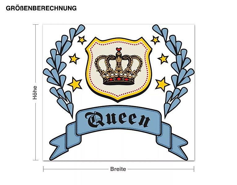 Wandtattoo Liebe Queen Krone günstig online kaufen