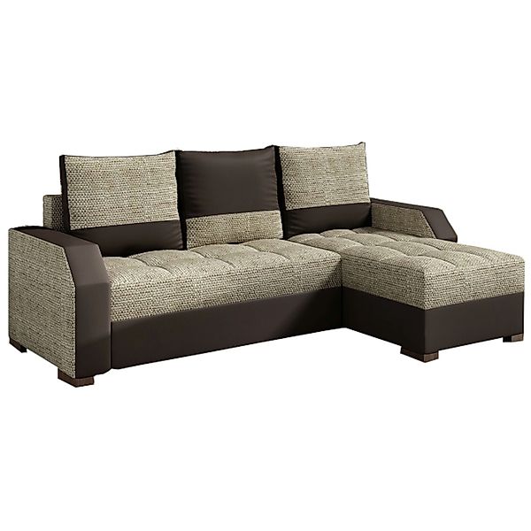 MOEBLO Ecksofa LORIS, Eckcouch mit Schlaffunktion günstig online kaufen