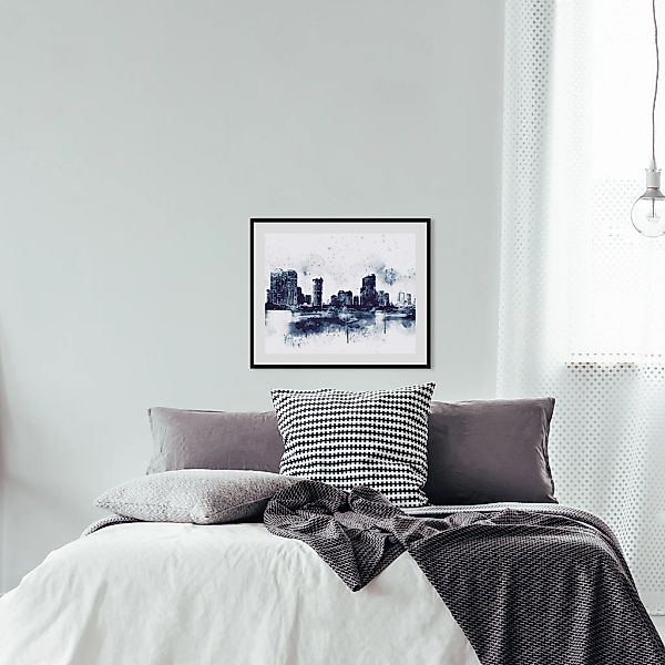 queence Bild »Mareike«, Städte-Stadt-Gebäude-Kunst-Himmel, HD Premium Poste günstig online kaufen