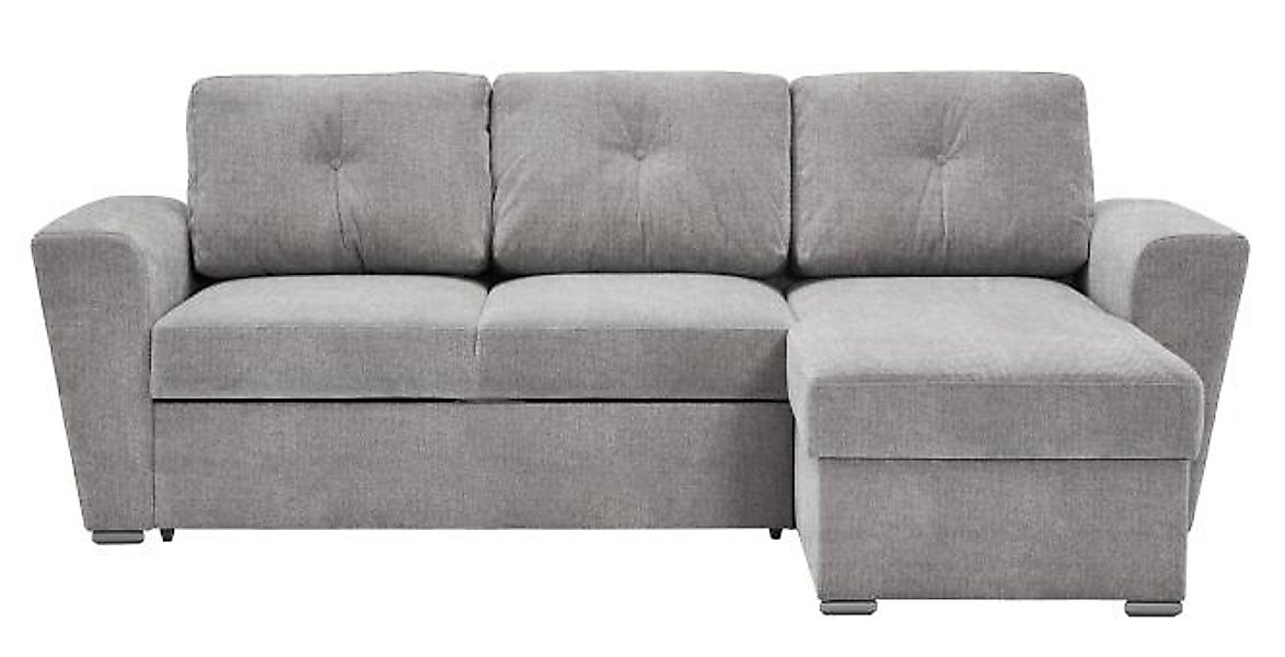 Ecksofa ca. 244x157x86 cm inkl. Liegefunktion und Stauraum Grau günstig online kaufen