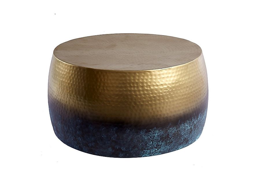 riess-ambiente Couchtisch ORIENT III Ø60cm gold / blau (Einzelartikel, 1-St günstig online kaufen
