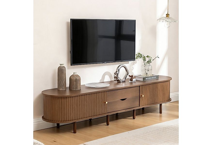 Thanaddo Lowboard TV-Schrank Fernsehschrank mit Schubladen, Multifunktional günstig online kaufen