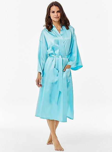 Jadee Kimono Night Glow, Seide, Kimono-Kragen, günstig online kaufen